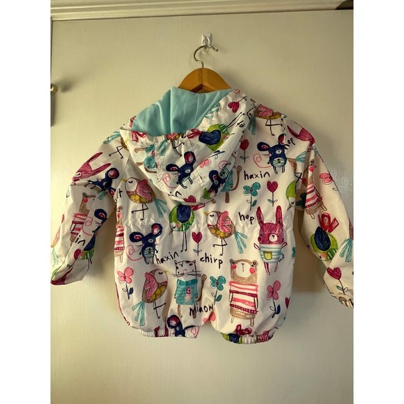Haxin lightweight, water resistant jacket with hood. Size 5-6 years. - Picture 2 of 4